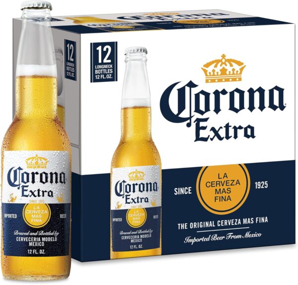 Corona Extra Beer, 12 pk, 12 oz bottles, 4.6% ABV